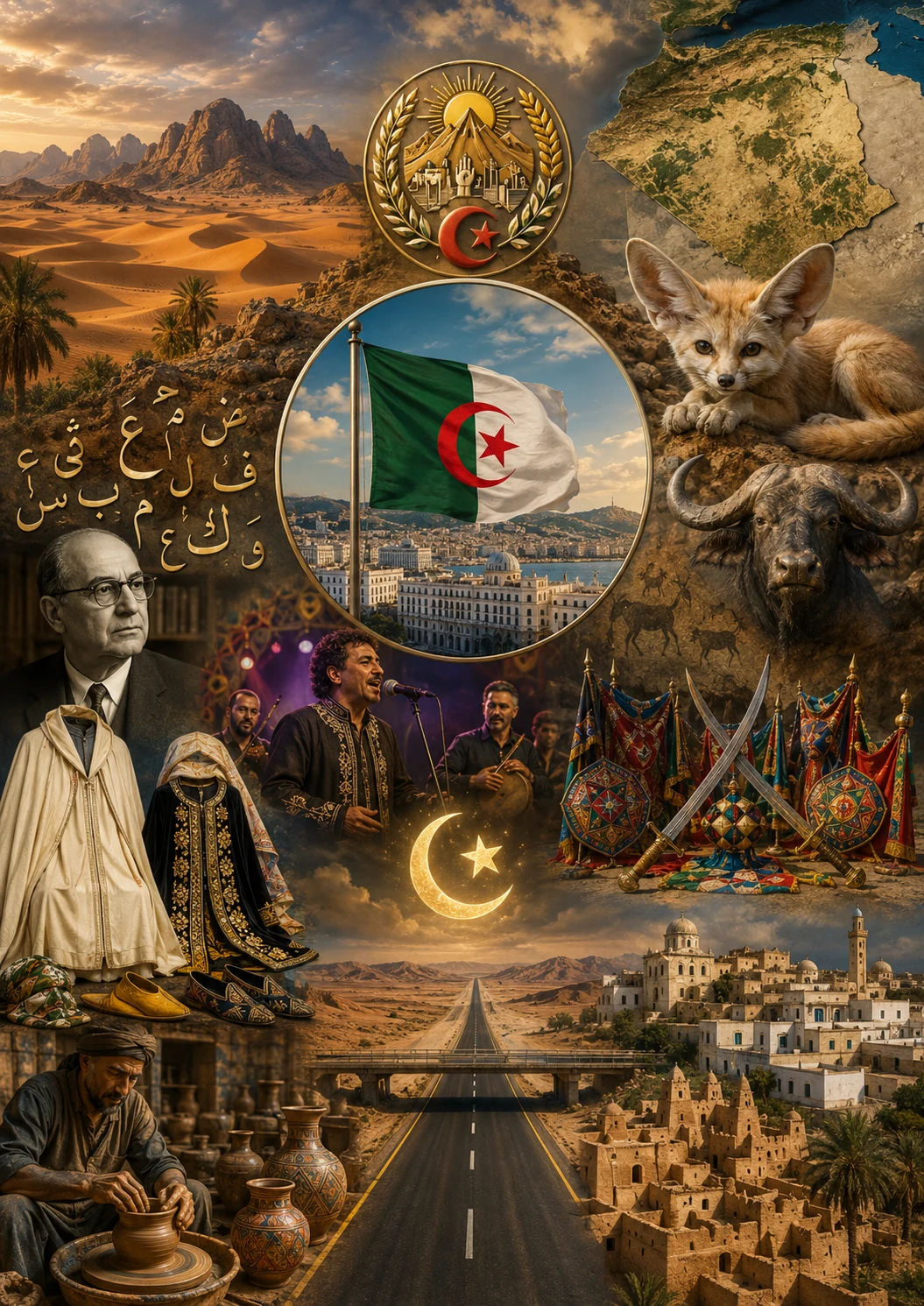Algeria visual cultural card