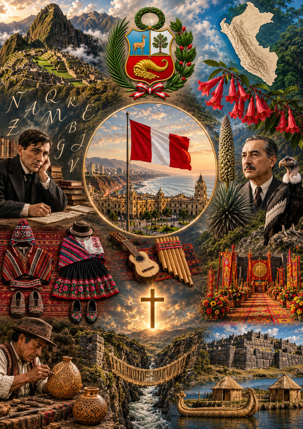 Peru visual cultural card
