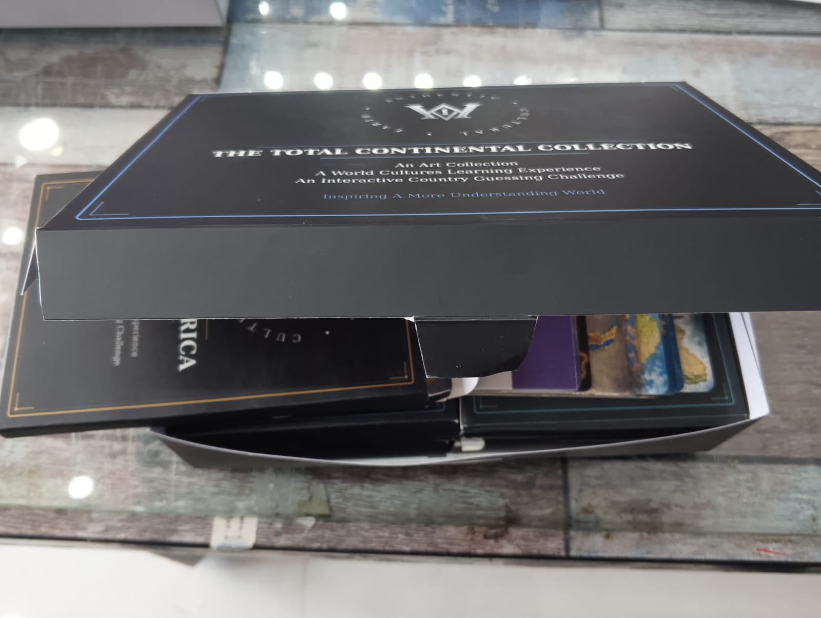 Total Continental Collection box opened with continental packs inside