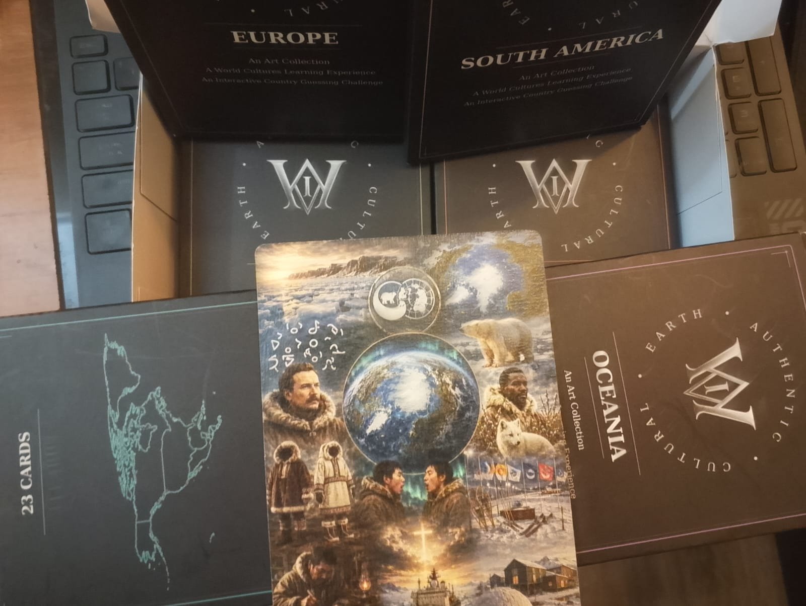 Continental packs and a cultural card from the collection